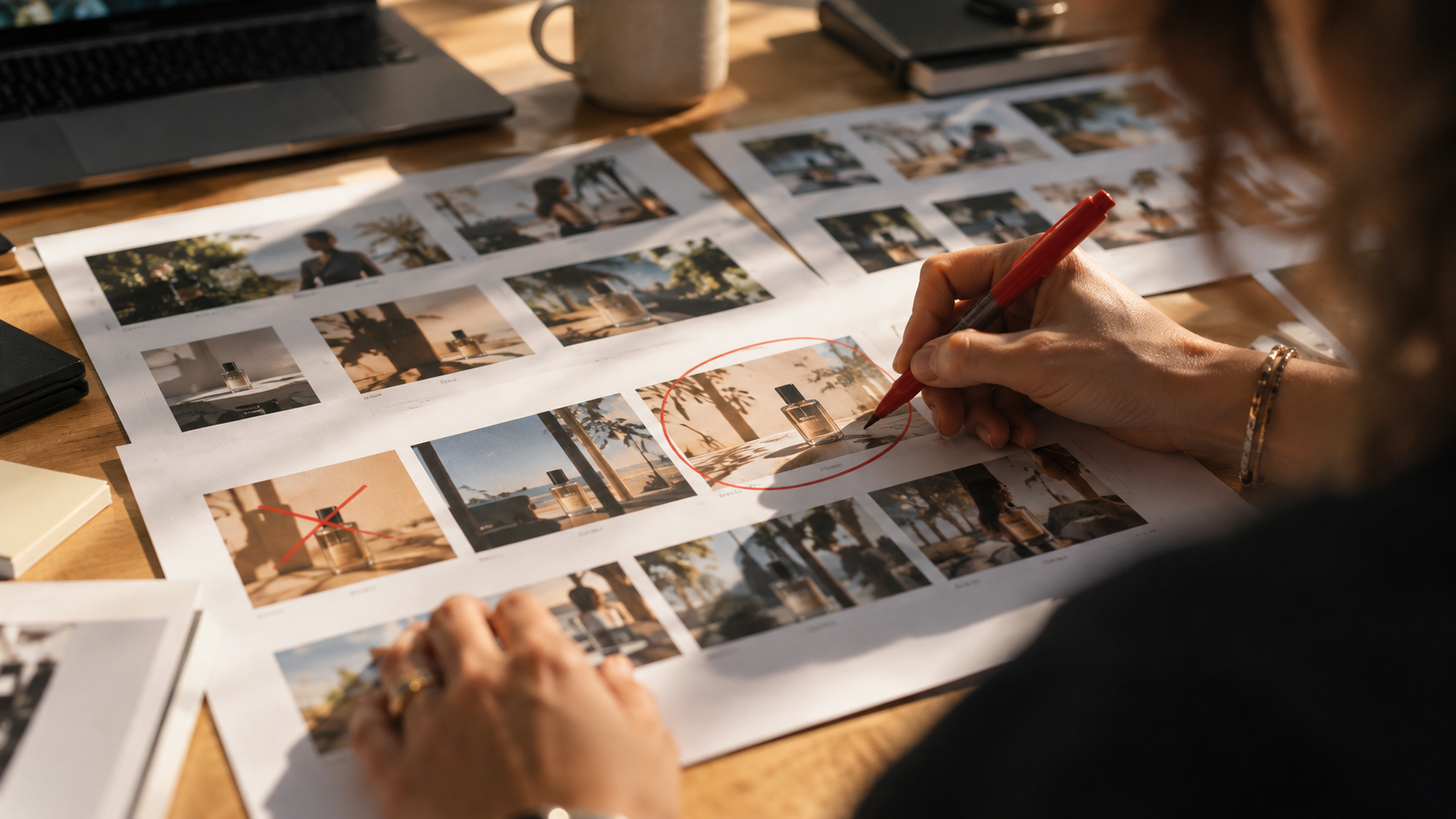 A human still makes the final creative call